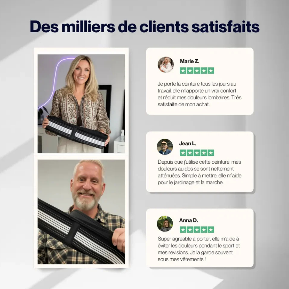Ceinture NeuroFlex™ - Soutien lombaire