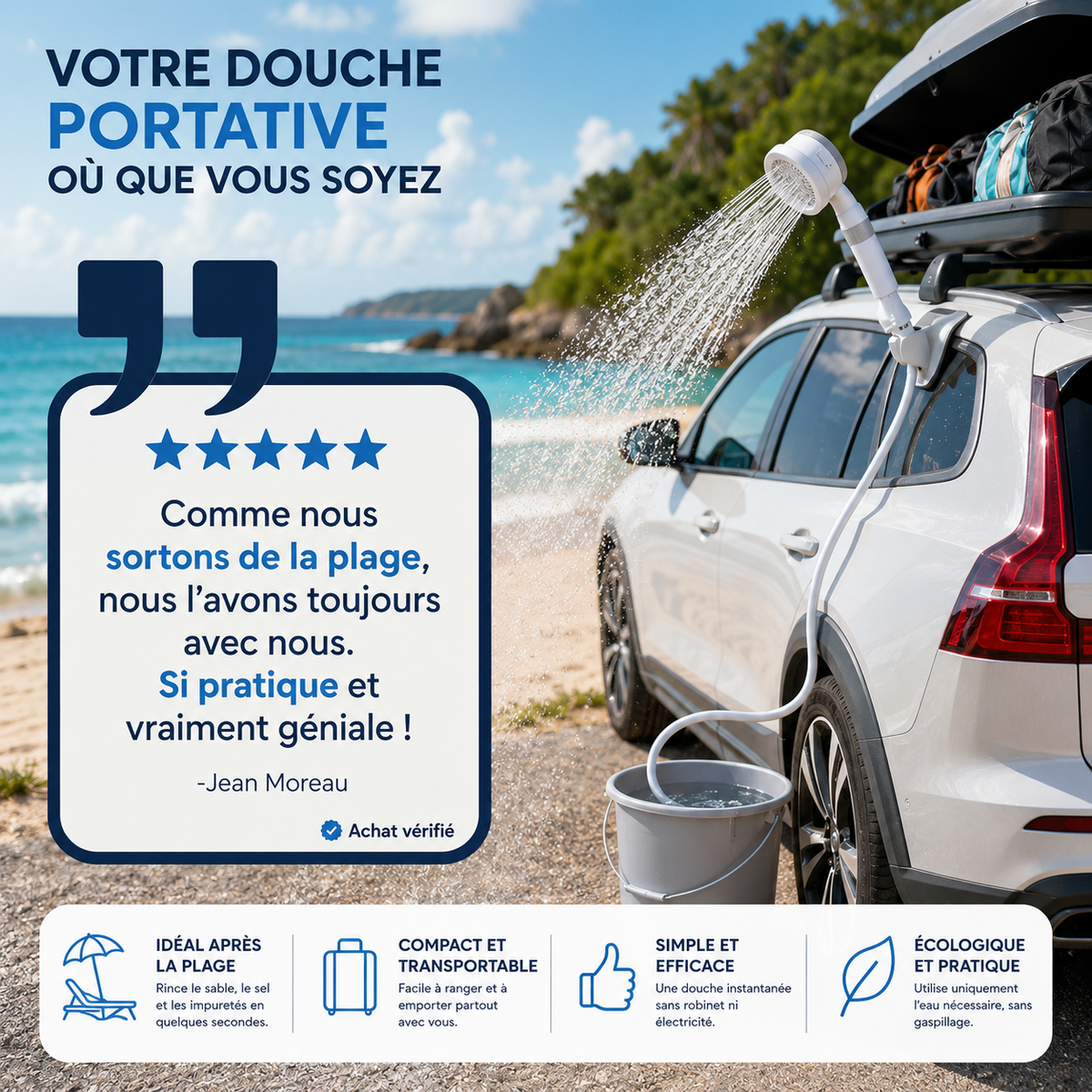 BlueWave – Pompe à Eau Portable