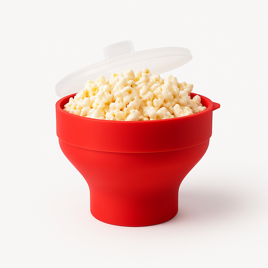 PopCorn Bowl™ en Silicone Réutilisable pour Micro-ondes