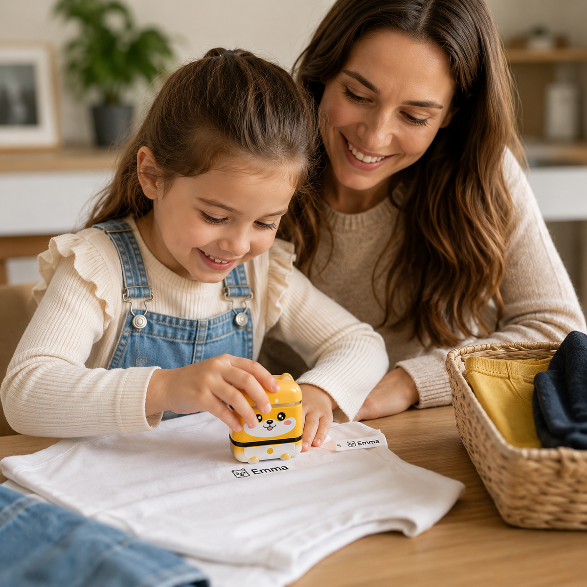 KidStamp - Le tampon prénom qui évite les vêtements perdus