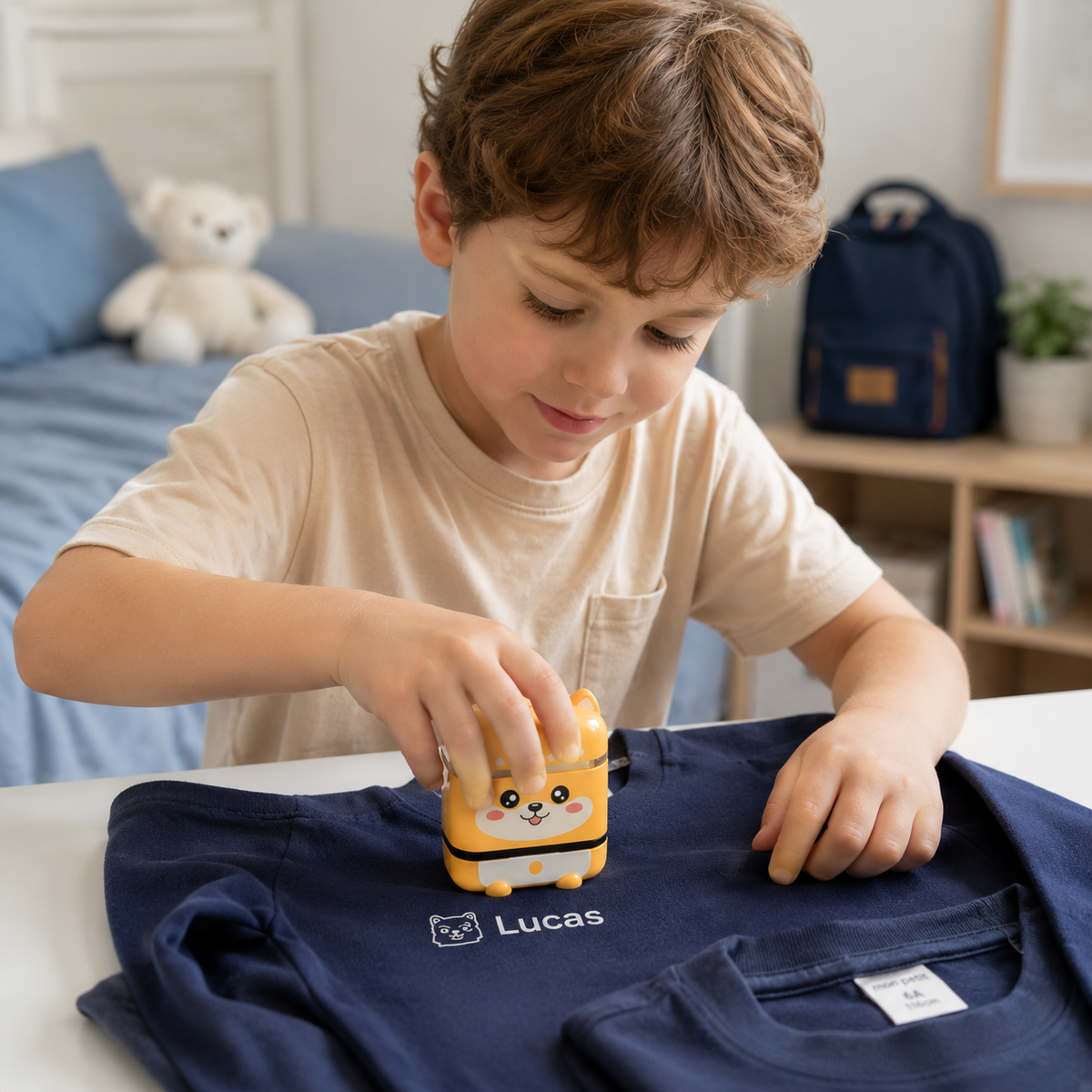 KidStamp - Le tampon prénom qui évite les vêtements perdus