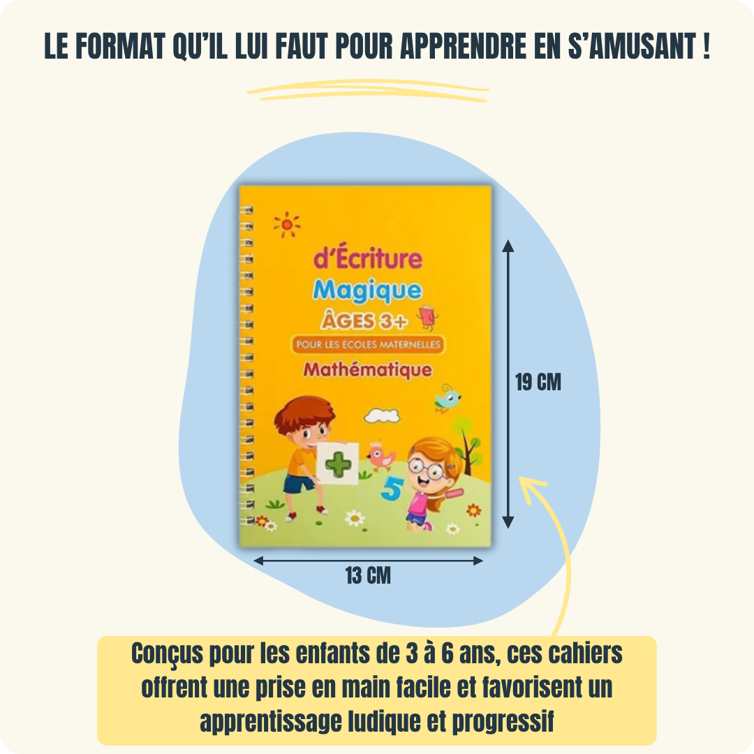 Cahiers Magiques Scrita | Une méthode validée par l'expérience, pour des progrès visibles en 14 jours