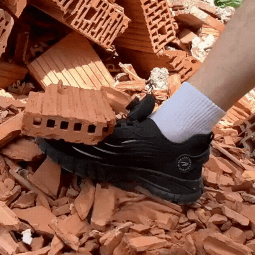 SÉCURUN S3 Pro : Chaussure de sécurité orthopédique contre les douleurs au dos et aux genoux