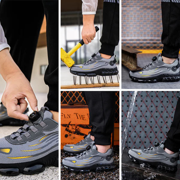 SÉCURUN S3 Pro : Chaussure de sécurité orthopédique contre les douleurs au dos et aux genoux