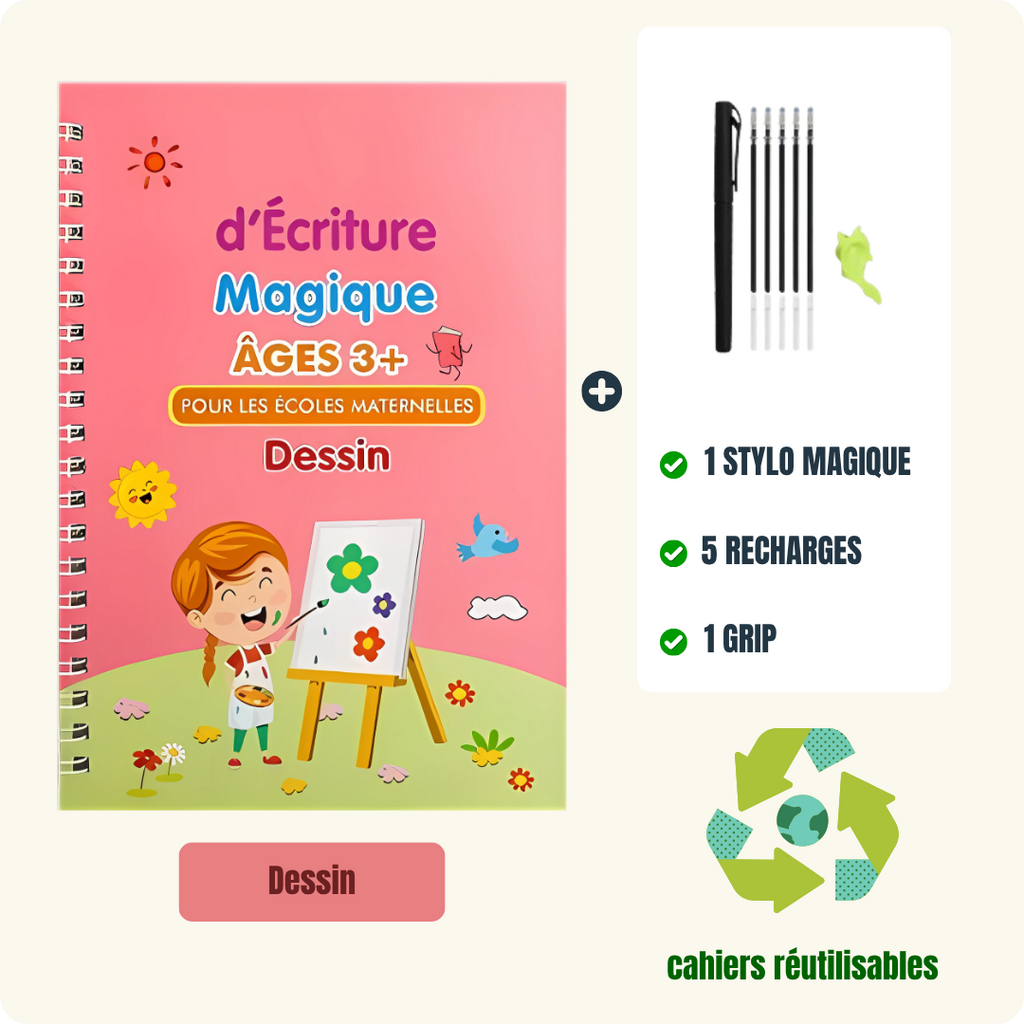 Cahiers Magiques Scrita | Une méthode validée par l'expérience, pour des progrès visibles en 14 jours