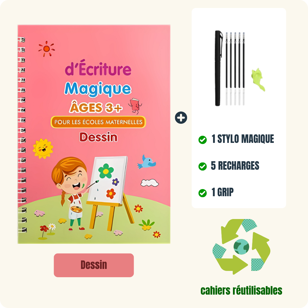 Cahiers Magiques Scrita | Une méthode validée par l'expérience, pour des progrès visibles en 14 jours