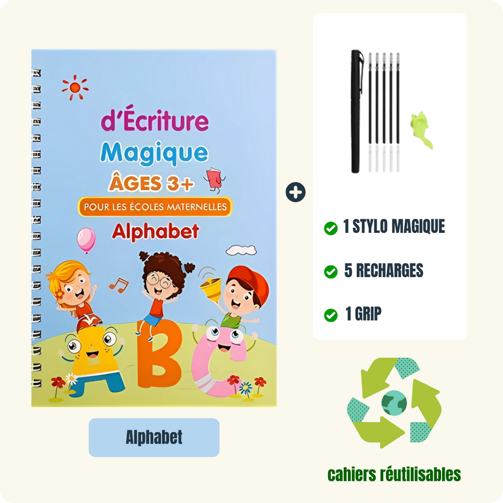 Cahiers Magiques Scrita | Une méthode validée par l'expérience, pour des progrès visibles en 14 jours