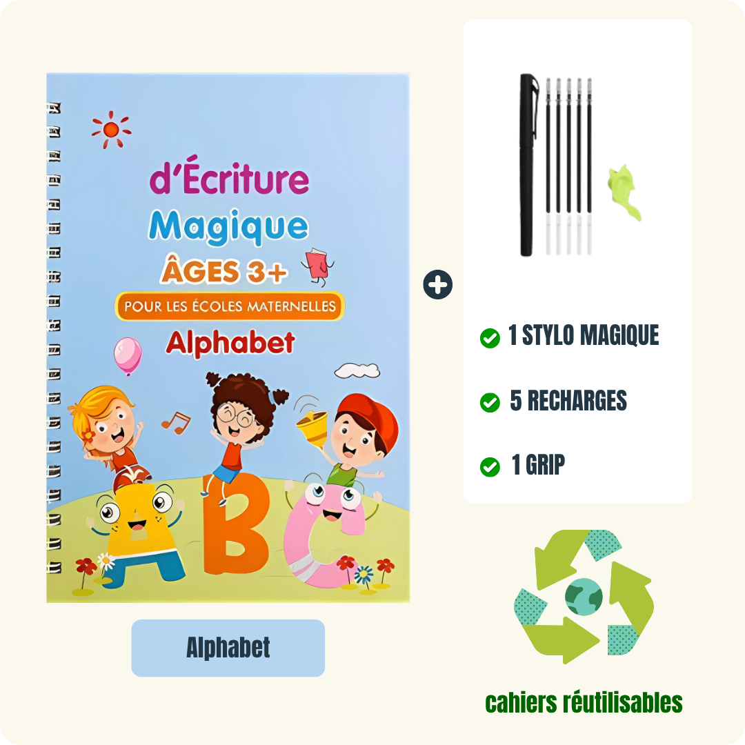 Cahiers Magiques Scrita | Une méthode validée par l'expérience, pour des progrès visibles en 14 jours