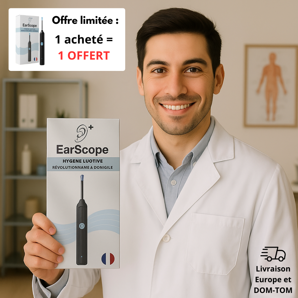 EarScope – Pour des oreilles propres et sûres (1 acheté = 1 OFFERT)